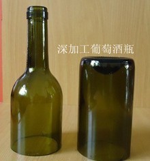 【供应深加工酒瓶 喷涂葡萄酒瓶 蒙砂玻璃瓶】价格,厂家,图片,其他玻璃包装容器,江苏大运发玻璃制品-